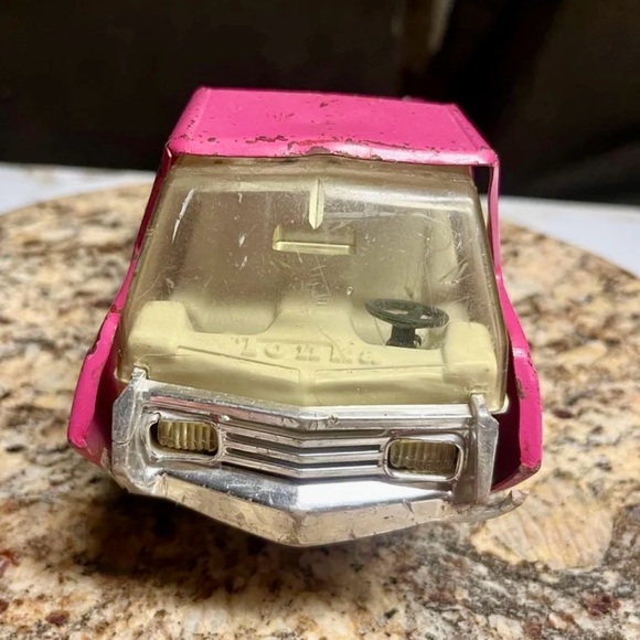 Tonka • Vintage • 1970’s • Pink • Pickup • Pressed Steel 9” • Truck - Picture 3 of 12